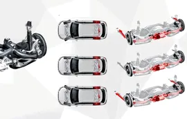 Управляемая задняя подвеска для Audi Q7 (4M)