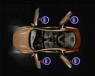 Подсветка дверей S-line для AUDI Q7 2016, Q7