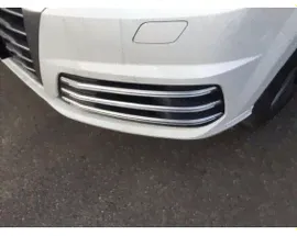 Хром накладки на передний бампер Audi Q7 2015+