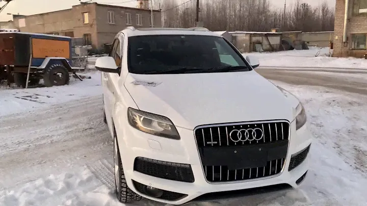Обзор Audi Q7 в разбор. Чеснок авторазбор