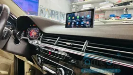Audi Q7 (2015г.в. по 2019г.в.) поддерживает все заводские функции CARMEDIA SL-A904-P60-4G-DSP-11 ver.8-128Gb Android 11 Штатное головное мультимедийное устройство