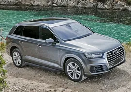 Порог-площадка "Premium" для Audi Q7 2015- (Rival)