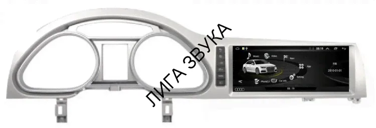Штатная магнитолы Audi Q7 2G 2005-2009 Radiola RDL-8801 (TC-8801)