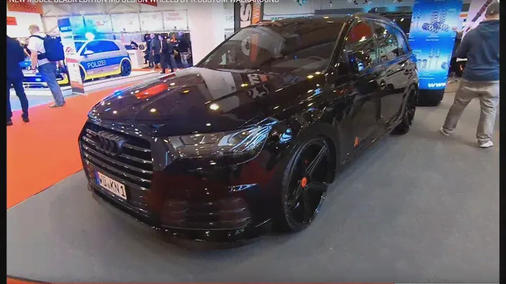 Audi Q7 SUV quattro new model black edition MB design wheels by k custom walkaround K0129
