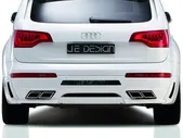 Накладка заднего бампера JE Design для Audi Q7 4L/ Audi Q7 4L fl/ Audi Q7 4L S-Line/ Audi Q7 4L S-Line fl