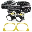Линзы для фар Audi Q7 [2005-2015] для замены на светодиодные Би-ЛЕД модули