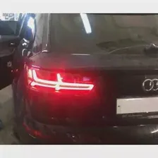 Задние прозрачные светодиодные фонари Black-line для Audi Q7 4M NEW