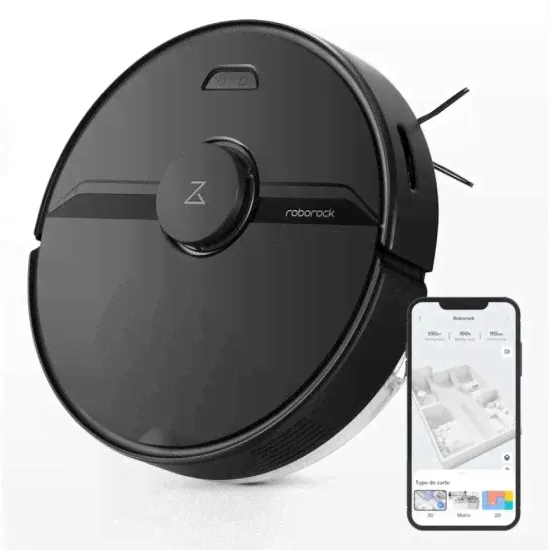 Робот-пылесос Roborock Q7 Black модель Q400RR с зарядной станцией (РУ версия) Q752-02