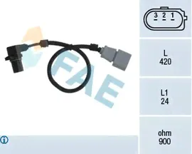 Датчик положения коленвала FAE для Audi Q7 I (4L) 2006-2010. Артикул 79199