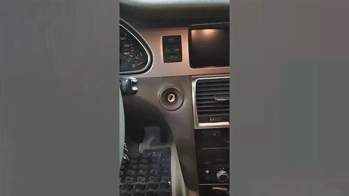 2007 Audi Q7 fob/push button start & ignition lock issue