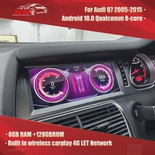 Aucar для Audi Q7 4L Android головное устройство автомобиля радио мультимедиа GPS навигация Радио WIFI стерео MMI 4G LET для Audi Q7 2005-2015